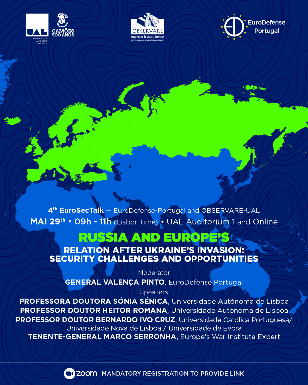 4th Eurosec Talk | Russia and Europe’s relation after Ukraine’s invasion: security challenges and opportunities